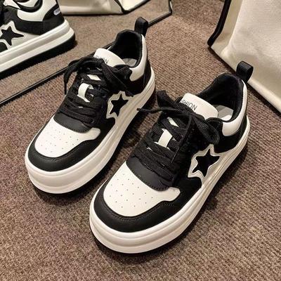 Women's Thick-Soled Easy Wear Borad Shoe Summer New Special-Interest Design Retro Easy Matching Casual Sneakers