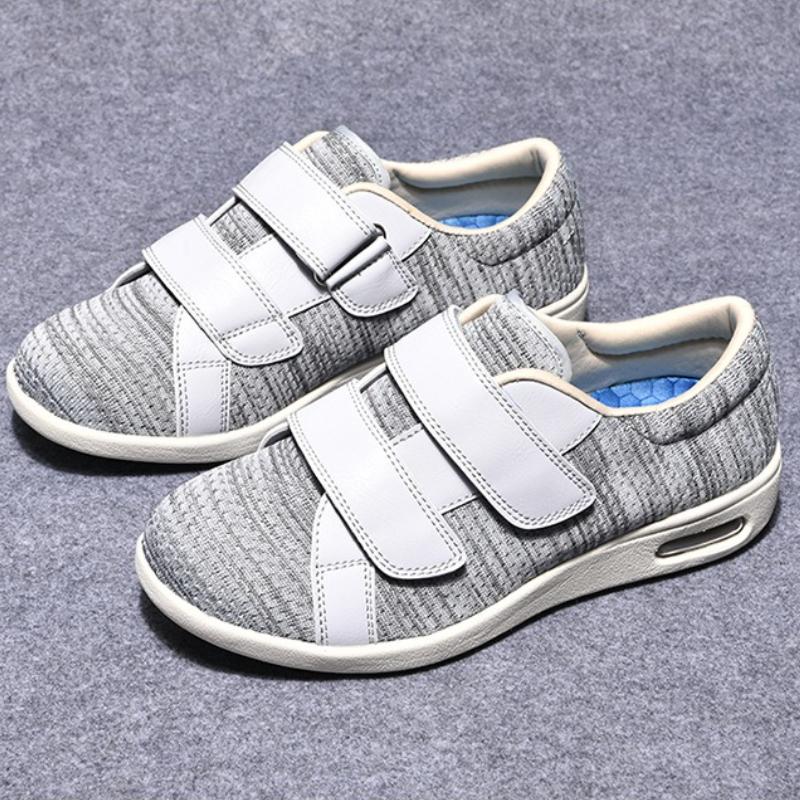 Elderly Shoes Knitted Mesh Women's Walking Casual Middle-aged and Elderly Casual Shoes Adjustable Shoes