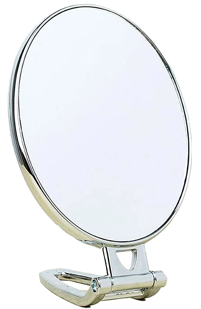 Life System Magnifying Makeup Mirror M004 Mirror, Mirror, Double-Sided (Silver, Oval)