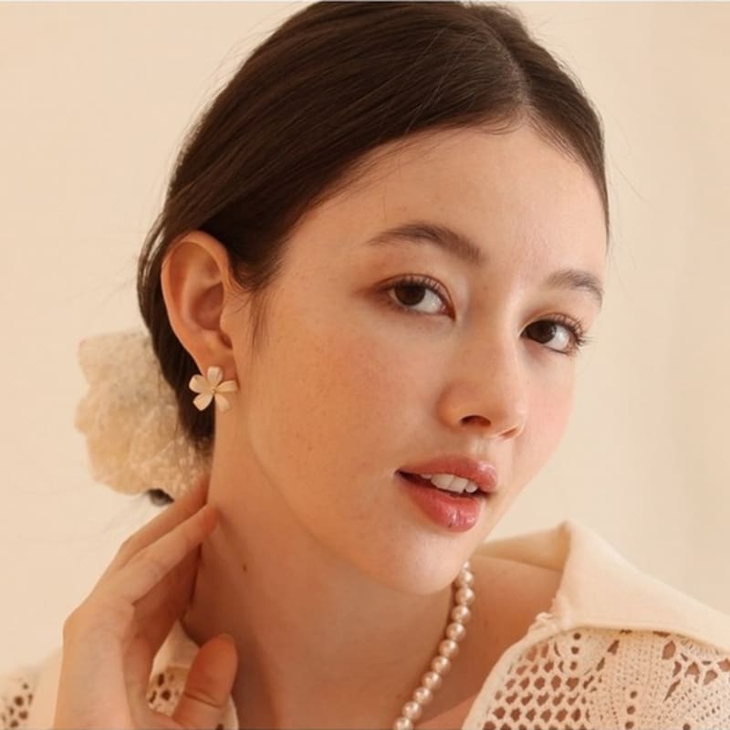 Dana Burton Silk Floral Alice Earrings