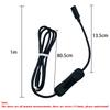 CTRICALVER Power Switch Extension Suitable for Connecting Hard Mobile and USB Flash Drives for Data Transfer Type-C Switch, Type-C Cable, Laptops,