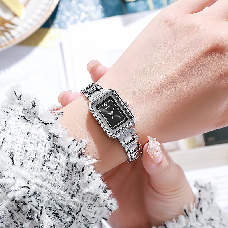 Luxury Top Brand Gold Watches Women Elegant Small Square Dial Ladies Quartz Watch Simple Fashion Female Clock Zegarek Damski