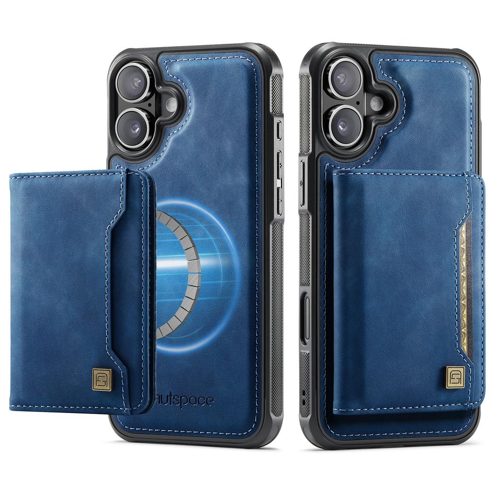 2 In 1 Detachable Magnetic Cards Solt Wallet Leather Case For iPhone 16 Pro Max 15 Plus 14 13 12 For Magsafe Removable Bag Cover