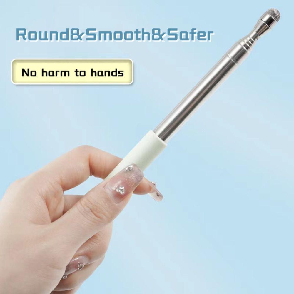 High Quality Stainless Steel Touch Screen Pen 68MM Telescopic Rod Teaching Pointer Teaching Stick Students