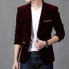 Fashion Brand Blazer British 'S Style Casual Slim Fit Suit Jacket Male Blazers Men Coat Terno 