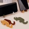 Soporte de Teléfono de Dibujos Animados Lindo Elefante Soporte de Escritorio para Teléfono Móvil Tablet Colgante Llavero Soporte Portátil Mini Pata de Apoyo