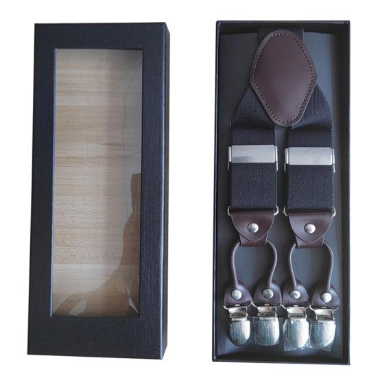 Hosenträger für Herren, verstellbar, mit Schnellverschluss, verschleißfest, rutschfest, mit robusten Clips, Mehrzweck-Hosenträger aus Polyester mit Y-Rücken für Herren