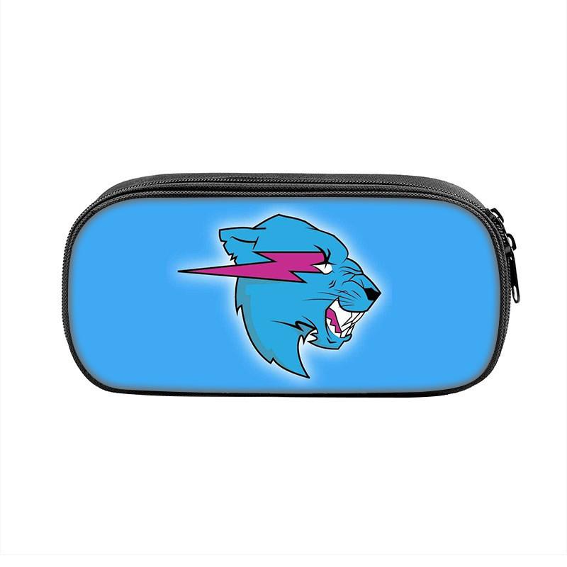 

Сумка для хранения канцелярских товаров с принтом льва и кота, однослойная, для студентов 1