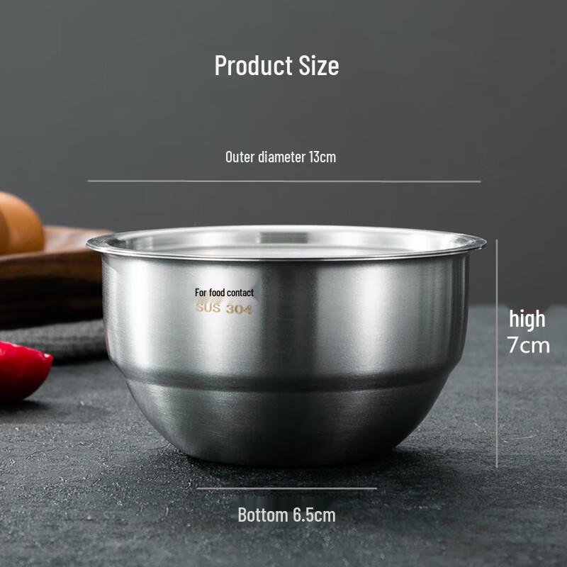 ShengJia 304 Stainless Steel Lidded Steaming & Stewing Bowls (Set of 2)