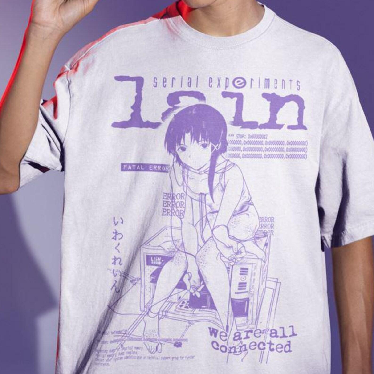 Lain Iwakura Shirt, Lain Shirt, Serial Experiments Lain shirt, Anime Shirt, Streetwear, Anime Manga Shirt, Anime Graphic Tee, Anime Lovers M