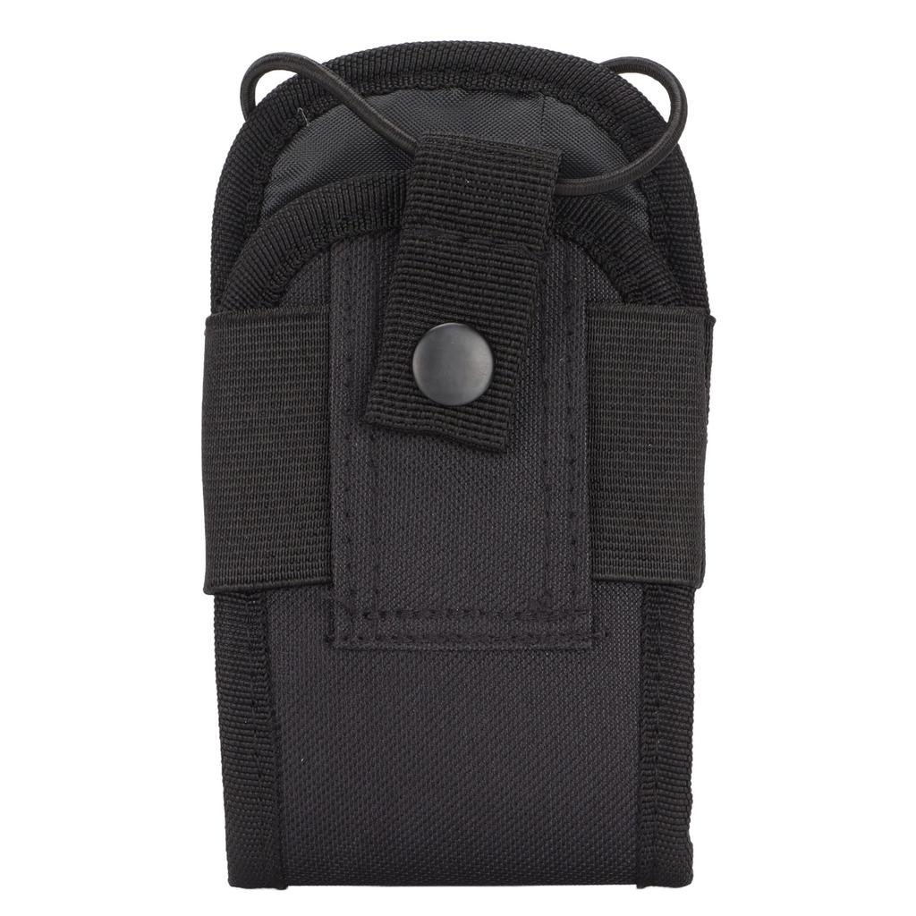 Portable Multifunctional Walkie Talkies Holder Nylon Radio Holder Suitable for Camping Field ActivitiesBlack