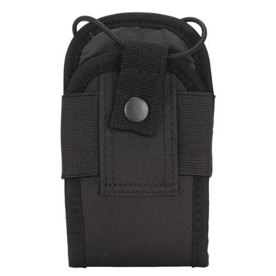 Portable Multifunctional Walkie Talkies Holder Nylon Radio Holder Suitable for Camping Field ActivitiesBlack
