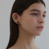 BORNETE COLLECTION_DE LOVER_Flat heart earring