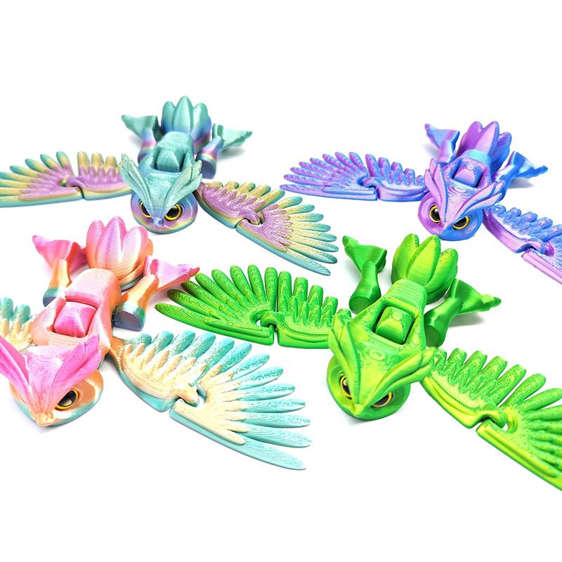 3D Printed Flying Owl Toy With Movable Wings, Lifelike And Cute Owl Ornaments, Exquisite Gift And Home Decoration