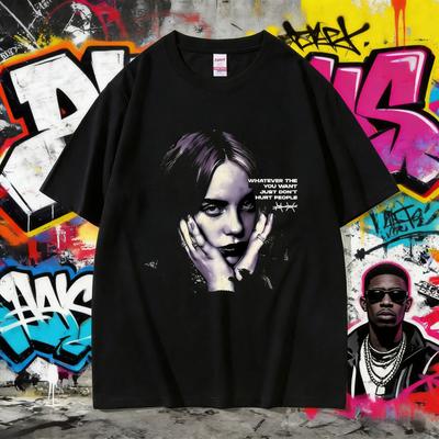 2025Summer Hit Me Hard and Soft Tour T-shirts Men Women's Fashion Pop Music Unisex Casual Cotton Short Sleeve T-shirt Streetwear