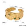 European American Women's Minimalist Geometric Textured Open Ring - Irregular Bark Design