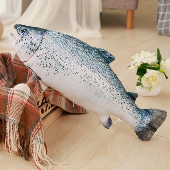 Plush Pillow Lovely Shape Washable Simulation Stuffed Fish Doll Toy Kids Gift