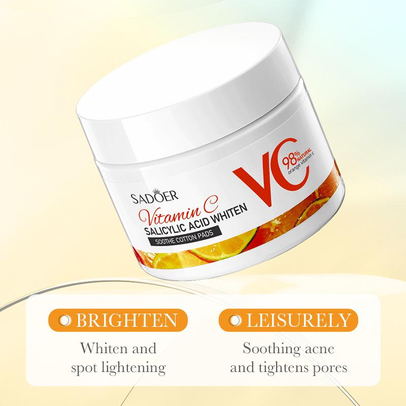Vitamin C cotton tablets, salicylic acid skin rejuvenation mask skin care products