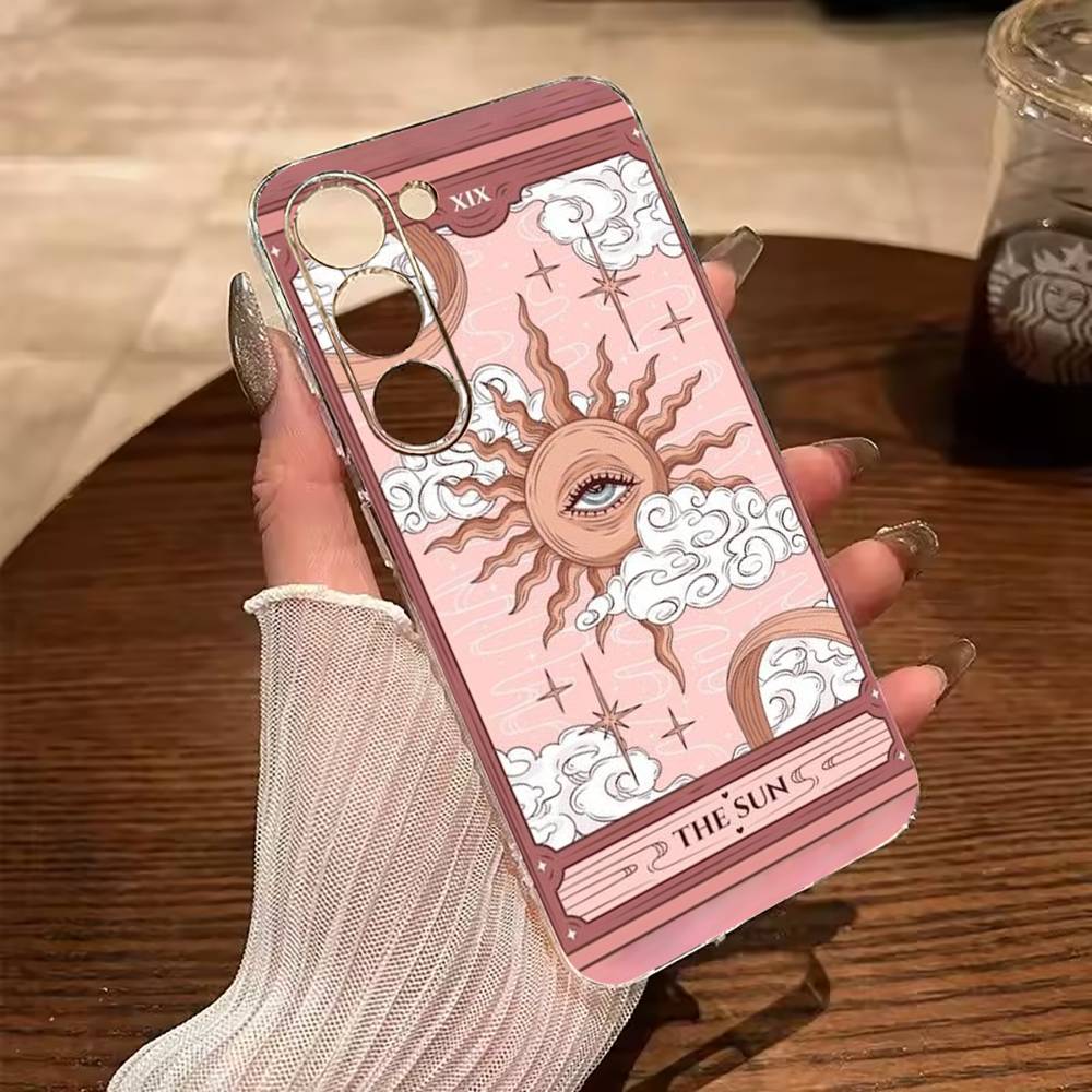 Tarot Aesthetic Phone Case For Samsung Galaxy A71,A70,A52,A51,A40,A30 Transparent Cover