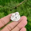 Sterling Silver Natural Tigers Eye Mother Flower Statement Bezel Ring Jewelry