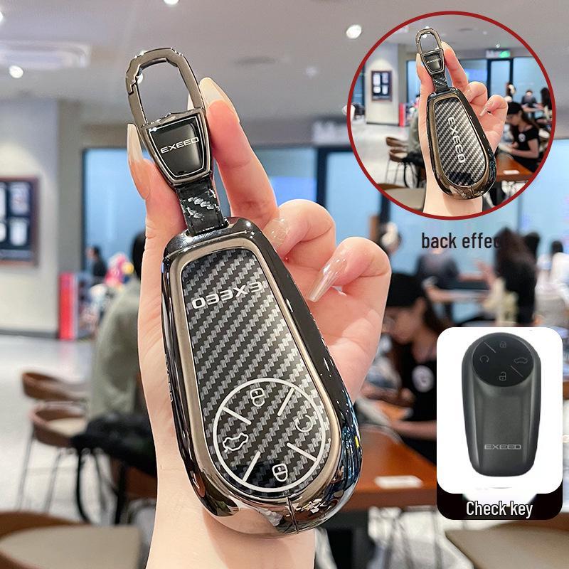 Coque de clé Chery Exeed Xingji Yuan en métal pour modèle 2024/2025