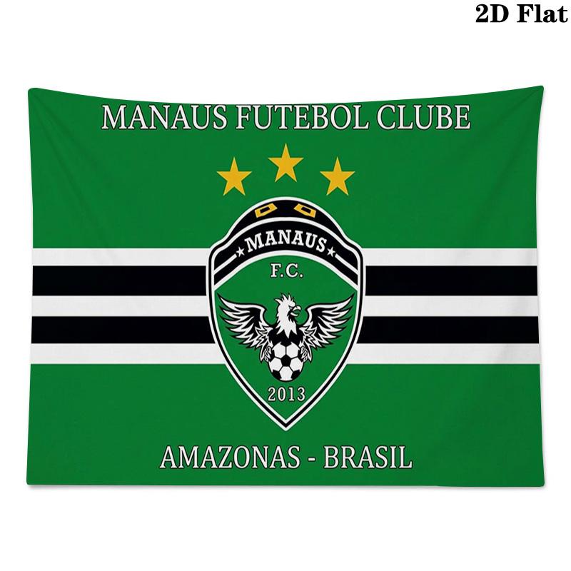 MANAUS FC Wall Tapestry Aesthetic Wall Hanging Printed Fabric Blanket Decorative Tapestries for Bedroom Living Room Home Decor