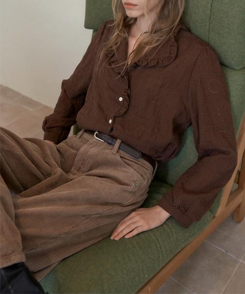 HAINT Hazel Straight-Cut Corduroy Pants 6Col_Beige