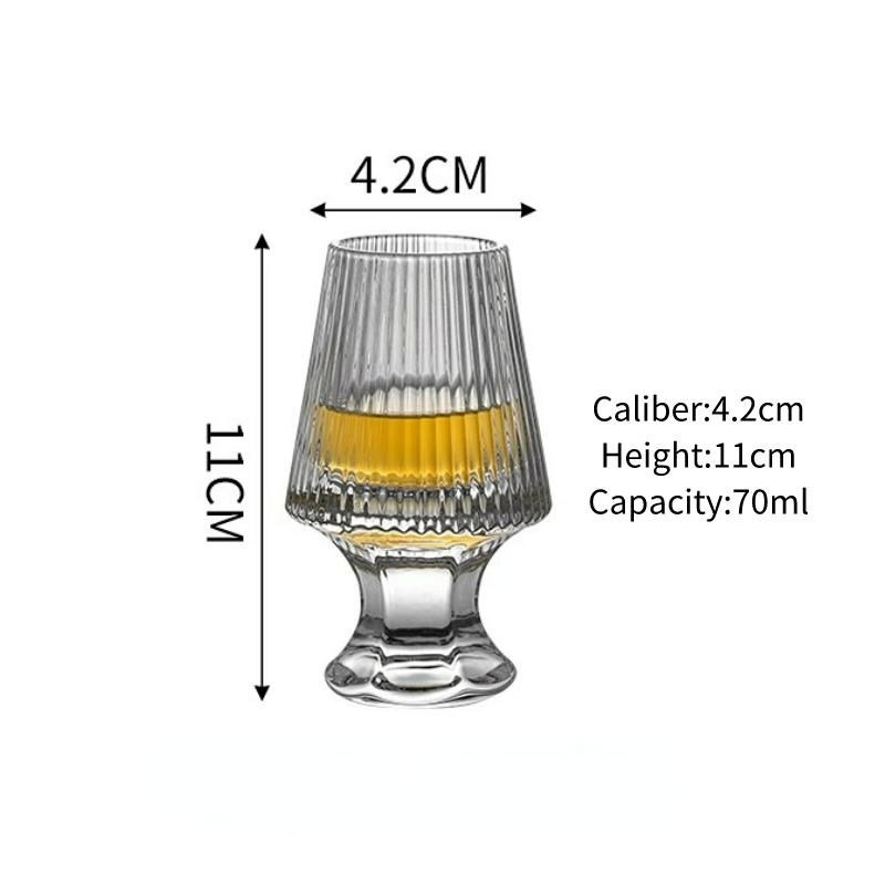 Creative Whiskey Glass Cup Transparent Cocktail Glasses Cups Professional Smelling Cup Tasting Glass Bar Home Accessories