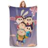 Crayon Shin-chans Cartoon Anime Print Blanket For Men Women Cozy Soft  Throw Blankets for Sofa 50x60 Inches Multi-size