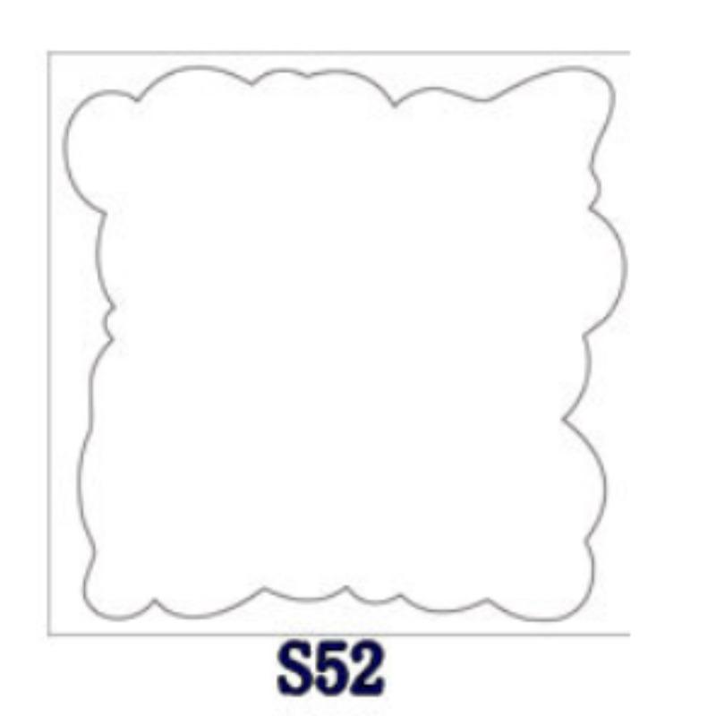 2pcs Pre-tracing Lace Ruler Spray Masking Drawing Masking Hollow Template Spray Pattern