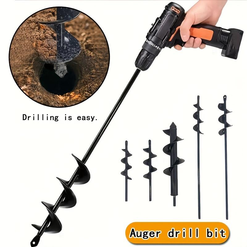 Ground Drill Bit - Detachable Spiral Rod - Garden Vegetable Loosening, Soil Planting, Seedling Transplanting Tools