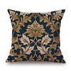 Hand Drawn Morris Pattern Motif Flower Plant Ivy Designs Home Decorative Sofa Throw Pillow Case Cotton Linen Cushion Cover