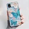 Phone Case For Nokia C2 2nd Edition Case Fashion Butterfly Flowers Black Soft Silicone Back Cover For NokiaC2 2nd Edition Casing