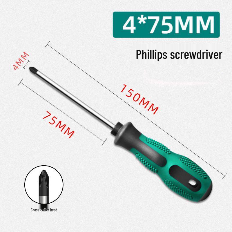 High-Strength Magnetic Screwdriver Set: Phillips, Slotted & Awl