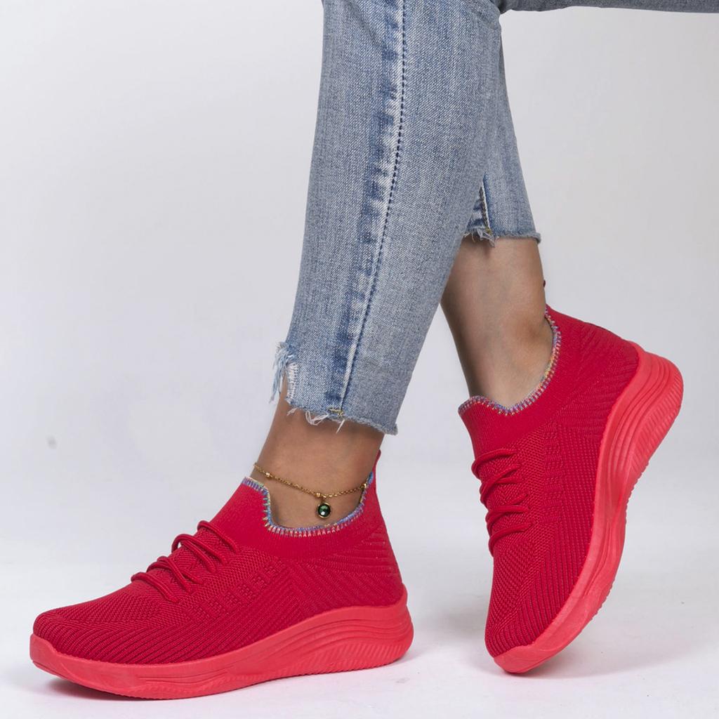 Ανοιξιάτικα νέα γυναικεία αθλητικά παπούτσια, μοντέρνα, αναπνέοντα, ελαφριά, αντιολισθητικά, ανθεκτικά στη φθορά, casual αθλητικά παπούτσια, φλατ παπούτσια