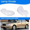 1 Pair Clear PC Car Headlight Covers for Hyundai (Front Left & Right)