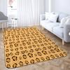 Animal Skin Pattern Leopard Print Carpet Home Bedroom Floor Decor Large Size Mat Non-slip Coffee Table Area Rug Bathroom Doormat