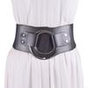 PU Leather Belt Elastic Waist Cincher for Women Girls Stylish Waistband Wide Waist Ornament for Fashionable Outfits