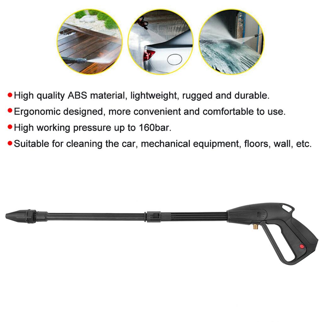 160bar High Pressure Washer Spray Gun Trigger Jet Car Care Washing Cleaning Tool