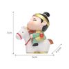 Car Dashboard Decoration Resin Miniature Figurine Chinese Mythical Figure for Entrance Cabinet Home Bedroom Desk Centerpiece
