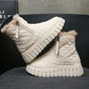 Snow boots women's 2025 new winter velvet thickened Martin boots short boots women's shoes versatile non-slip student cotton shoes