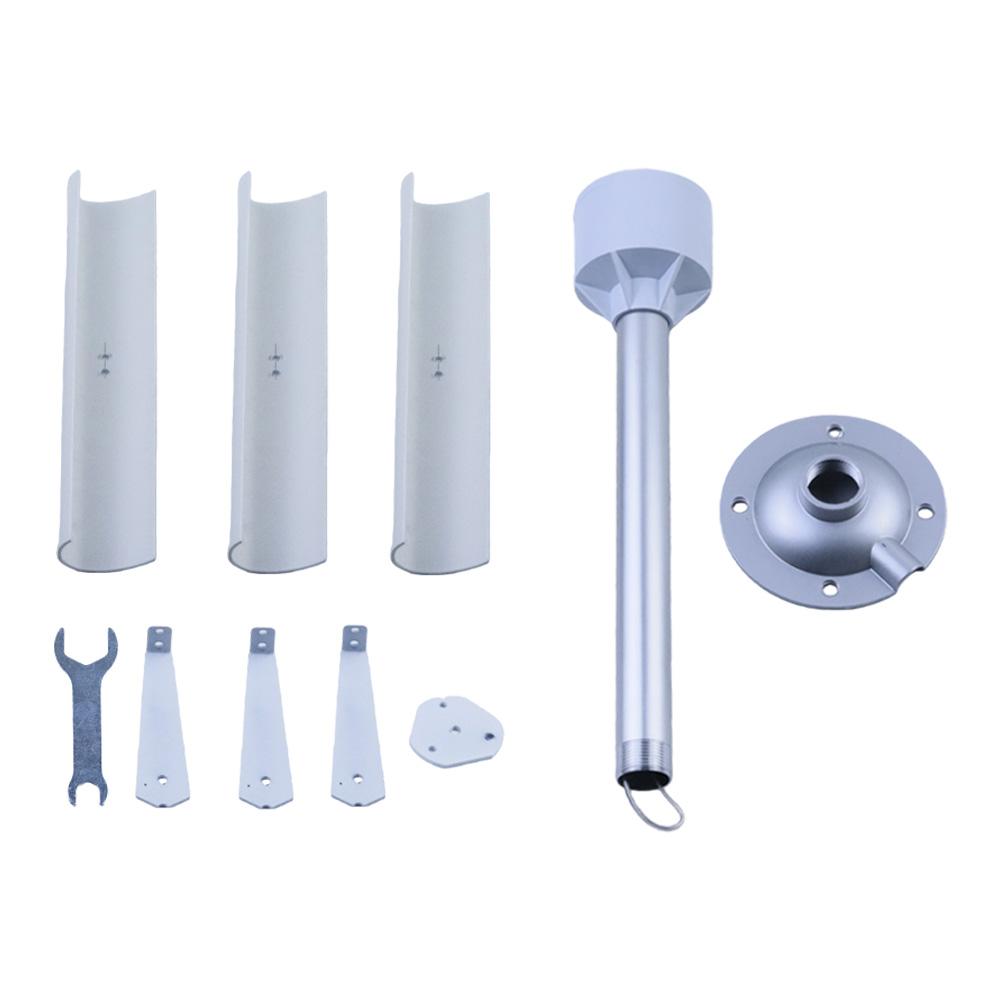 Vertical Axis Wind Turbine Model Three-phase Permanent Magnet Generator Windmill Toy Night Light Making DIY Display 12V белый