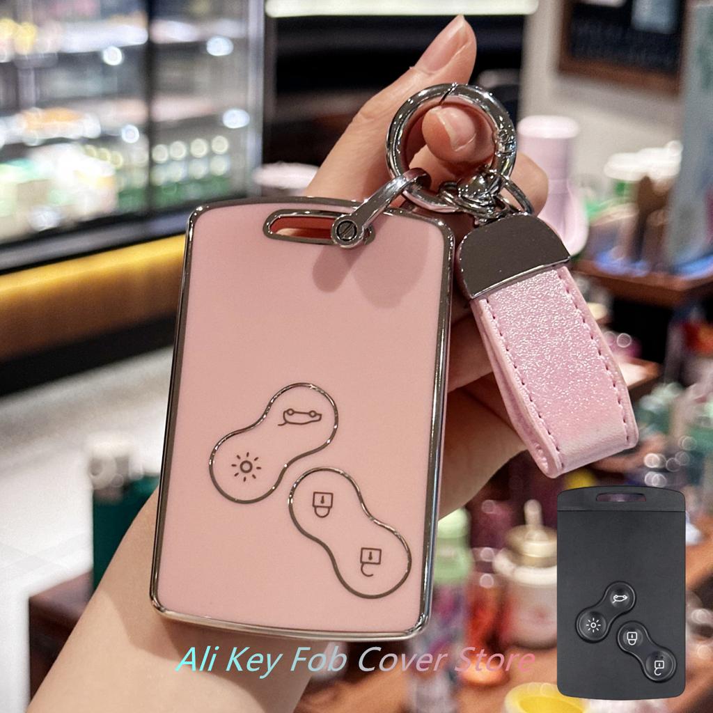 Key Fob Cover Car Keychain for Renault Megane 2 3 Clio Scenic Duster Kaptur Captur Logan Laguna Zoe Koleos Danilo Nema Fluence