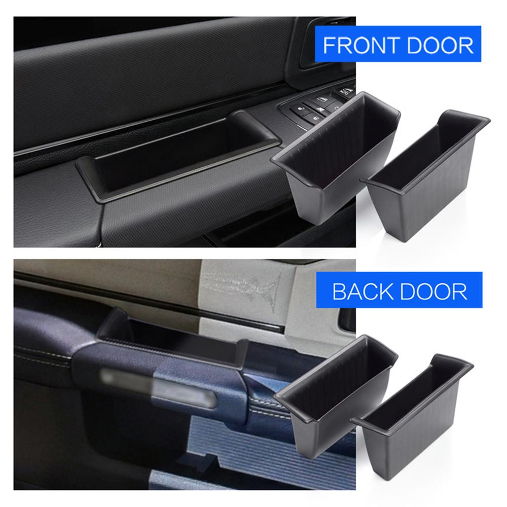 Dla Dodge RAM 1500 2500 3500 schowek w samochodzie organizer na drzwi uchwyt z uchwytem podłokietnik pojemnik na telefon taca