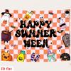 2D Plane - 2D Plane - [Party Background] 2D Plane Banner 1-piece Set - Happy Summerween.PMJ