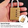 Combination Lock Security Padlock Travel Waterproof Wear-Resistant Drawer Hardware Courtyard Suitcase Cabinet Luggage