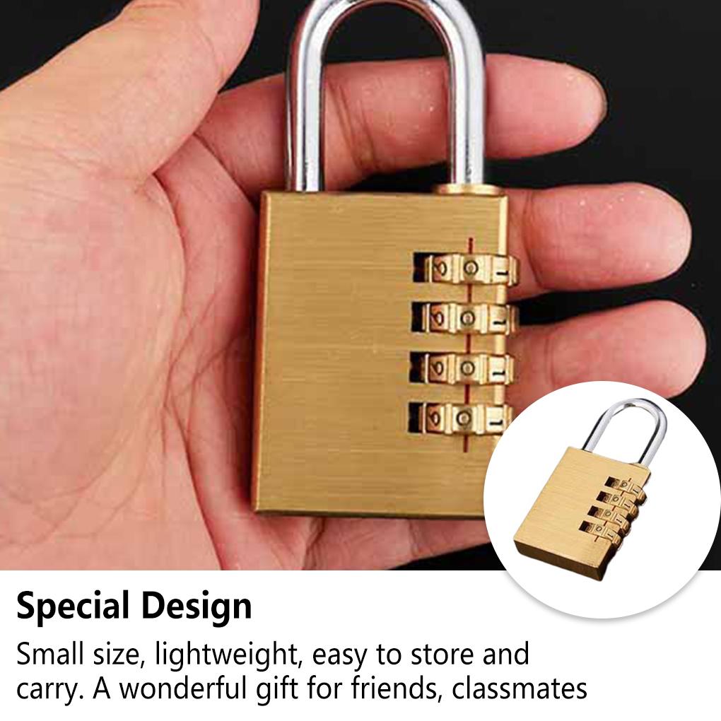 Combination Lock Security Padlock Travel Waterproof Wear-Resistant Drawer Hardware Courtyard Suitcase Cabinet Luggage