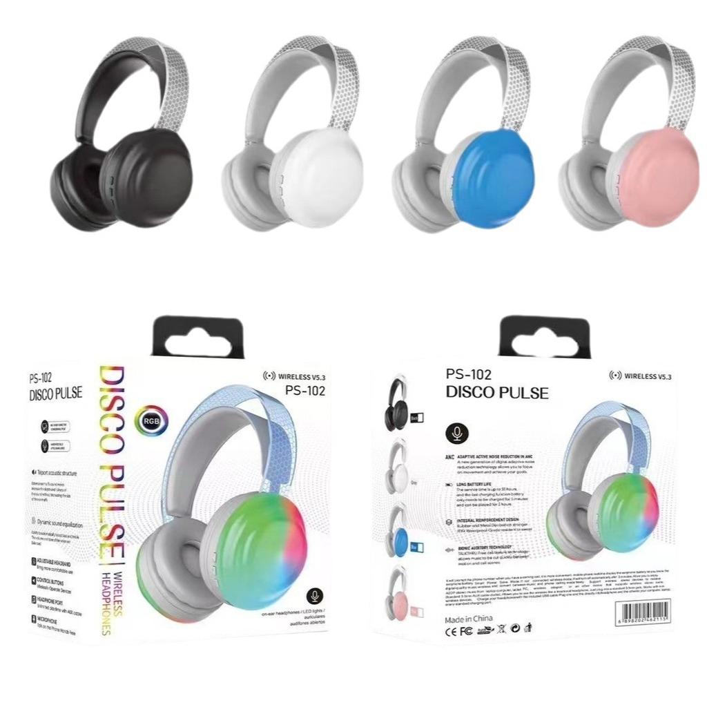 JYL TS Over-ear Gradient Glowing Adaptive Bluetooth Headphones