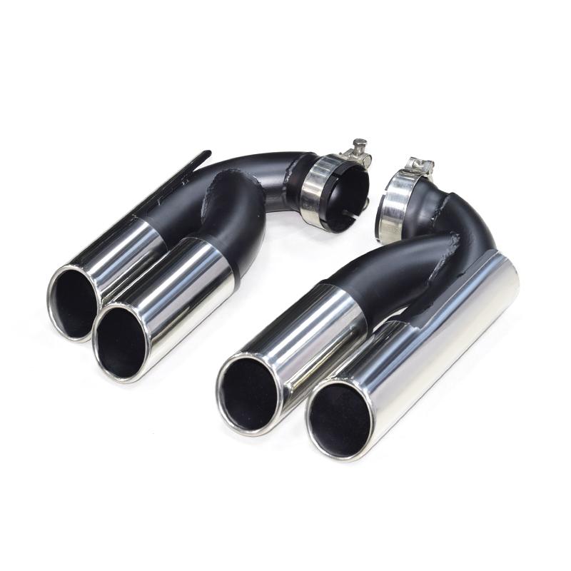 Quad Exhaust Tip For Volkswagen Touareg V6 V8 Upgrade W12 Stainless Steel Exhaust System Car Exhaust Pipe Muffler Tip Tailpipe