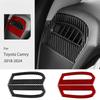 Real Soft Carbon Fiber For Toyota Camry 2018 2019 2020 2021 2022 2023 2024 LHD RHD Car Instrumentside Air Outlet Interior Panel.